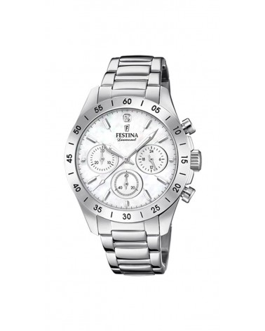 Montre Festina - Acier - Chrono - Collection femmes