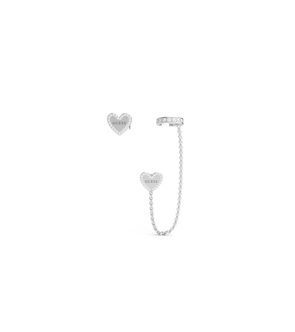 Boucles d'oreilles Guess - Collection Acier - Finition argentée