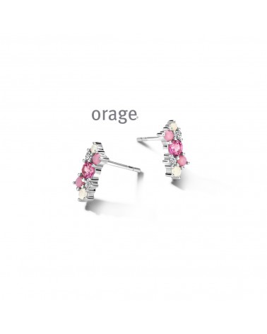 Boucles d'oreilles Orage - Collection argent - Bijouterie Cécile