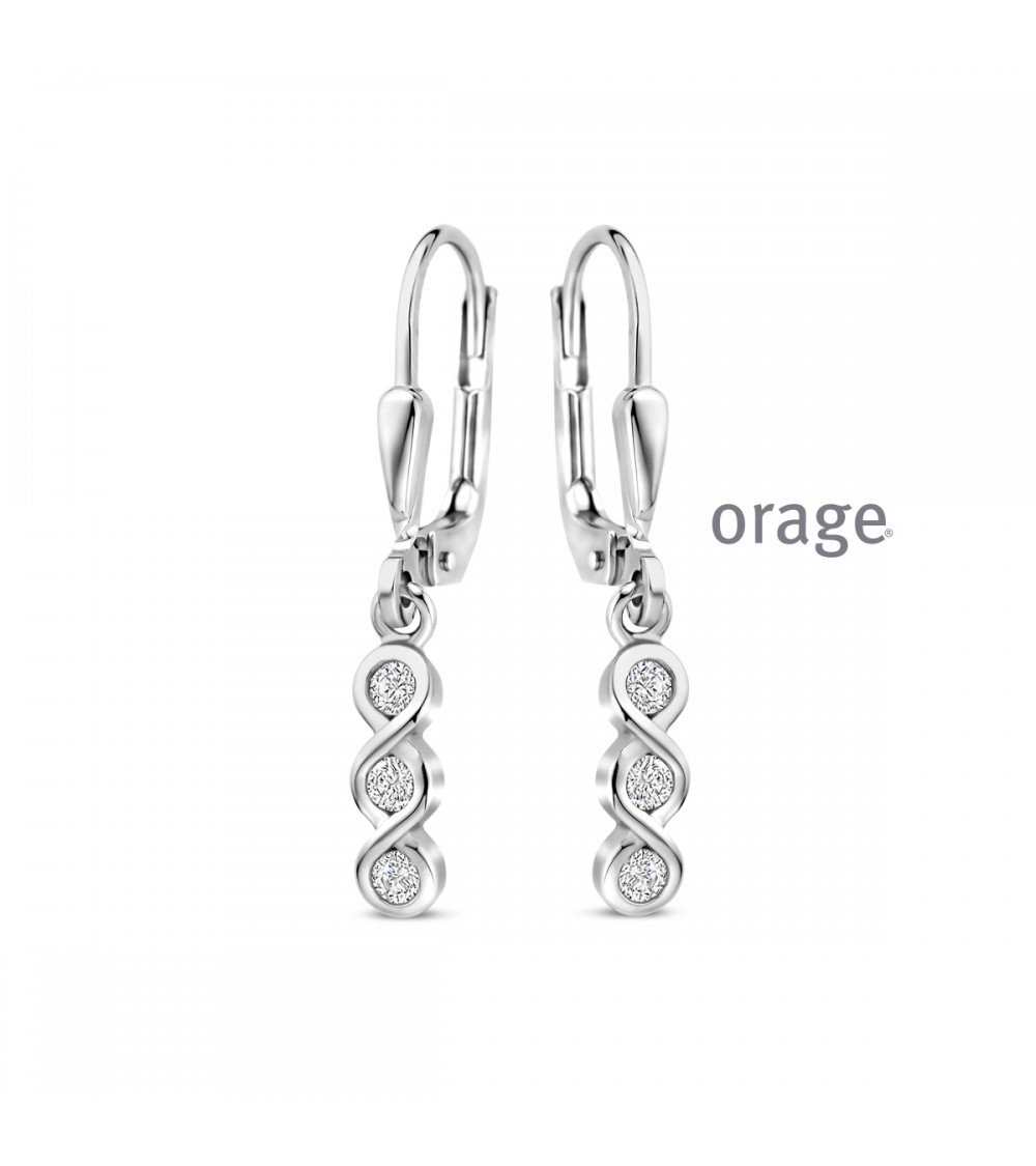 Boucles d'oreilles Orage - Collection argent - Bijouterie Cécile