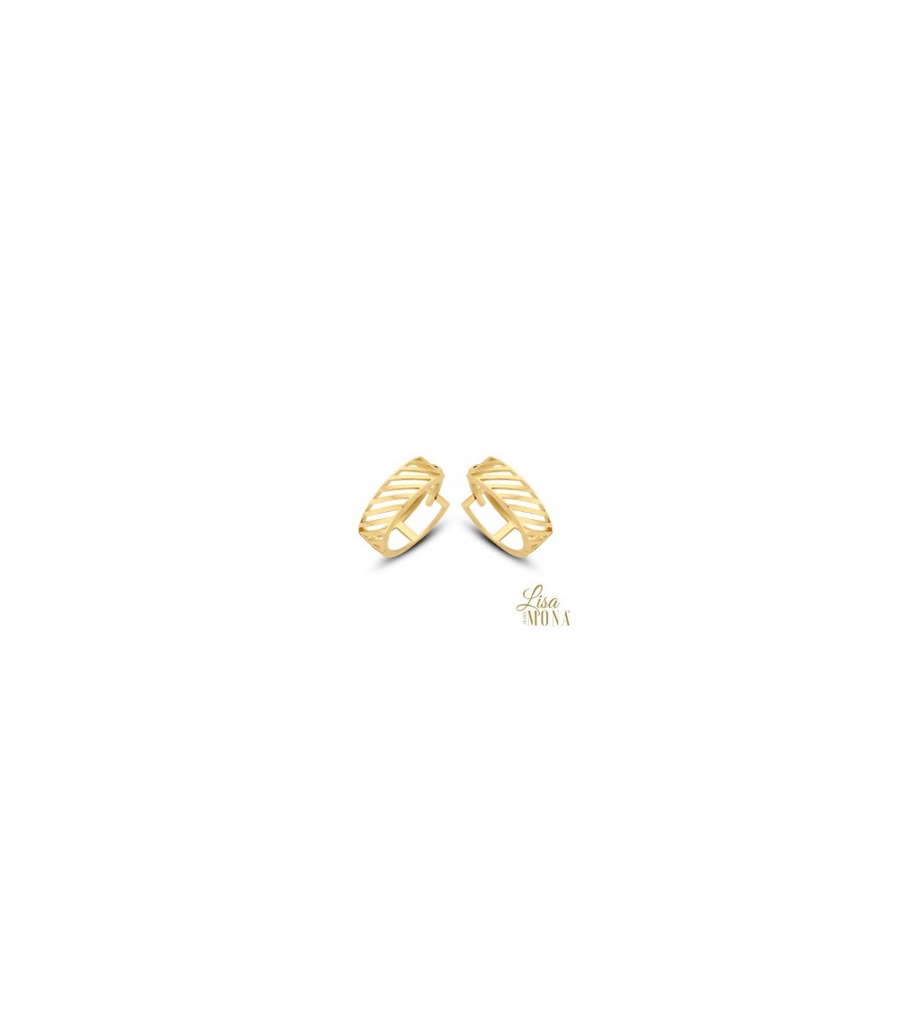 Boucles d'oreilles or jaune 14 carats - Lisa Mona