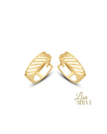 Boucles d'oreilles or jaune 14 carats - Lisa Mona