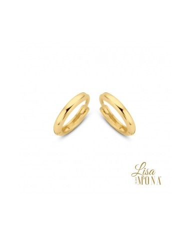 Boucles d'oreilles or jaune 14 carats - Lisa Mona