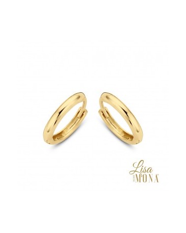 Boucles d'oreilles or jaune 14 carats - Lisa Mona